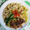クック021E2T☆'s cooksnap of when they made ごま味噌ダレの簡単サラダうどん.