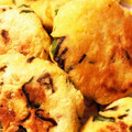 ももろん's cooksnap of when they made 塩昆布とオクラで生おからのしっとりお焼き.