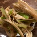 MULA's cooksnap of when they made セロリとえのきのキンピラ.