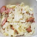 ☆あせび☆'s cooksnap of when they made ✿きゃべつとソーセージのホット♡サラダ✿.
