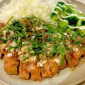 あい♪らんど's cooksnap of when they made 簡単♪豚ロースのさっぱり油淋鶏風.