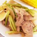 にゃにゃん16's cooksnap of when they made 豚肉とカブのにんにく醤油炒め.