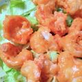 ぷらむ♪'s cooksnap of when they made ぷりぷり♪エビチリ風ケチャマヨ豆板醤炒め.