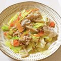 monuvalley's cooksnap of when they made カット野菜で簡単！豚肉と野菜炒め！.