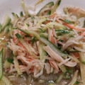 クック5S5GQX☆'s cooksnap of when they made 簡単副菜！もやし胡瓜カニカマの中華和え.