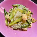 uki626's cooksnap of when they made 春雨サラダ.