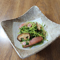 やなぎだまこ's cooksnap of when they made 副菜に♡簡単！豆苗とウィンナーの炒め物♡.