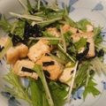 ☆baobab☆'s cooksnap of when they made 水菜と厚揚げのわさび和えサラダ.