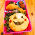 Ren:MaMa's cooksnap of when they made ＊キャラ弁＊ハロウィン★おばけかぼちゃ.