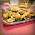 inyako's cooksnap of when they made 彩り野菜と豚バラ肉のオイスターソース炒め.