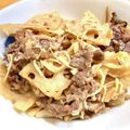 イムガヨン's cooksnap of when they made 牛肉でごぼうれんこんきのこの甘辛煮.