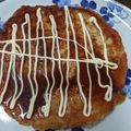 kirinda's cooksnap of when they made 【aff】加賀れんこんのお好み焼き.