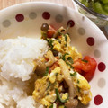 あたむ❤189's cooksnap of when they made トマ玉＊トマトと玉子の中華炒め.