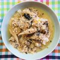 チェックのミニくま's cooksnap of when they made 鯖とキムチの豆乳スープ.