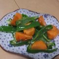 きらり流れ星's cooksnap of when they made 柿と豚肉で★チンジャオロース風〜味噌炒め.