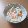 きらり流れ星's cooksnap of when they made 柿りんごヨーグルト.