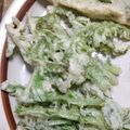 のぶなお７'s cooksnap of when they made 大根の葉の天ぷら(かき揚げ).