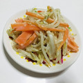 らむ（・×・）'s cooksnap of when they made 簡単副菜♪もやしとにんじんの柚子マヨ和え.