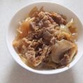 きらり流れ星's cooksnap of when they made お肉たっぷり☆我が家の牛丼！.