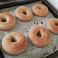 うさくまそらん's cooksnap of when they made ふすまパンミックスでブルーベリーベーグル.