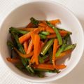 ねね子ママ's cooksnap of when they made 捨てずに簡単！春菊の茎と人参のきんぴら.