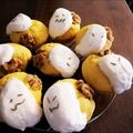 yoshi147's cooksnap of when they made くるみたっぷりかぼちゃのマフィン.