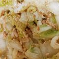 ニャンちゅう23's cooksnap of when they made 話題入！白菜大量消費 白菜とツナのサラダ.