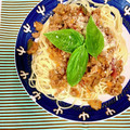 ふたごゆき's cooksnap of when they made とっても簡単で本格的！ミートソースパスタ.