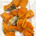 ビビ♡'s cooksnap of when they made かぼちゃの煮物（煮物つゆ黄金比）.