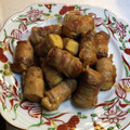 りえぴぃ～'s cooksnap of when they made 厚揚げの豚ばら肉巻き★コク旨ソース焼き.