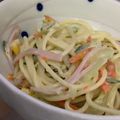 ☆ごはんできた☆'s cooksnap of when they made そうめんサラダ.
