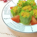 ＊naｰno＊'s cooksnap of when they made ☆かぼちゃサラダのレタス巻き☆.
