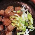 honanchos's cooksnap of when they made 牛脂か(゜ロ゜)！満足こんにゃくステーキ.