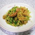 ＠迷子＠'s cooksnap of when they made 栄養満点◎豆苗と卵のオイスターソース炒め.