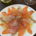 chaーki's cooksnap of when they made 自家製ドレッシング♡サーモンカルパッチョ.