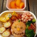 ☆ちぃ000☆'s cooksnap of when they made ハロウィンに♪ひと口おにぎりキャラ弁.