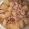 yossa43's cooksnap of when they made ホッとする味☆鶏つくねと大根の煮物.