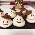 タシー's cooksnap of when they made とんがり帽子のメレンゲおばけクッキー.