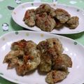 赤い電話's cooksnap of when they made 揚げない★鶏もも肉のカリッと！青のり焼き.