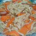 yu-mi-ko-'s cooksnap of when they made ニンジンとえのきの炒め物.