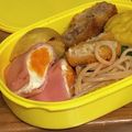 クックZ8J4H4☆'s cooksnap of when they made 男子高校生弁当2/25ハムエッグ弁当.
