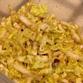 1035's cooksnap of when they made 甘み際立つ♡シャキシャキ白菜の和風サラダ.