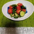 ♪としクック♪'s cooksnap of when they made オクラ、プチトマト、きゅうりの麺つゆ和え.