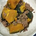 ゆたみー's cooksnap of when they made カボチャと合挽き肉のそぼろ煮.