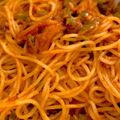 MULA's cooksnap of when they made イワシ缶を使ったナポリタンスパゲティ.