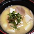 ブチュチュンパ's cooksnap of when they made ☆たもぎ茸と豆腐と大葉の味噌汁☆.