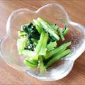 麻's cooksnap of when they made ✿副菜 作り置き小松菜のナムル✿.