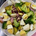 newneco's cooksnap of when they made さつまいもとブロッコリーの温サラダ.