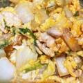 クックQ00NOL☆'s cooksnap of when they made 白菜とひき肉の卵とじ丼.