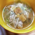 ねこめい's cooksnap of when they made 食べるスープ『豚肉と厚揚げみぞれスープ』.